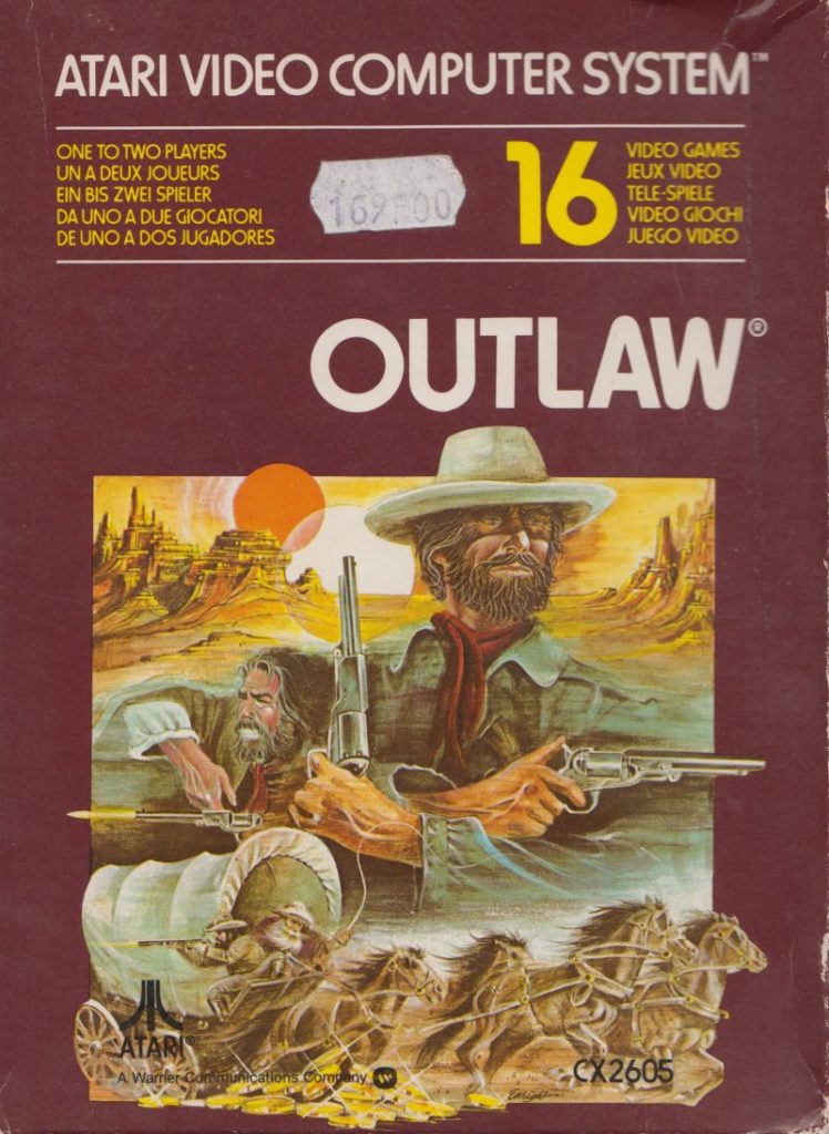 263177 outlaw atari 2600 front cover 748x1024 - Outlaw (Atari 2600,1978)