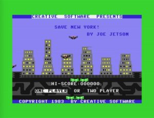 sny1 300x230 - Save New York (C64, 1983)