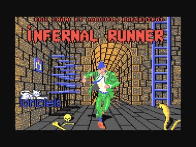 Bildschirmfoto 2017 08 16 um 06.55.22 400x300 - Infernal Runner (c64, 1985)