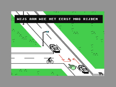 Bildschirmfoto 2017 08 22 um 08.31.13 400x300 - Verkeersrally (C64, 1985)