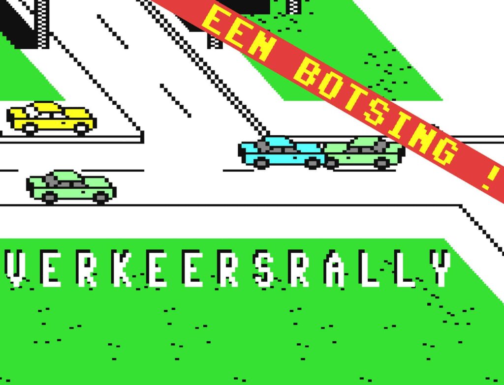 vrallybbi 1024x783 - Verkeersrally (C64, 1985)