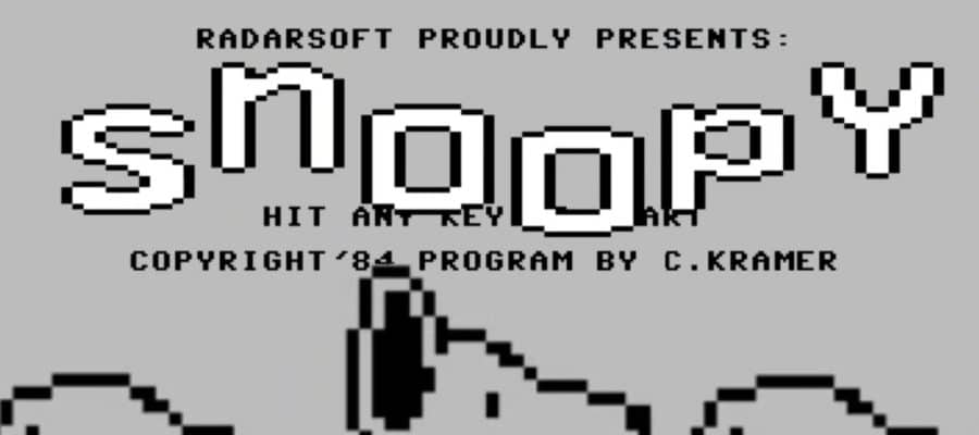 Snoopy (C64, 1984) snoopybb 900x400 - Snoopy (C64, 1984)