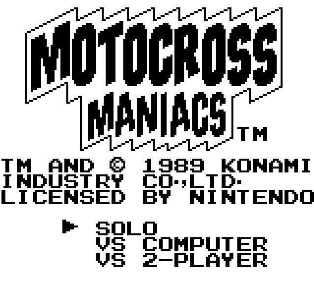 mm0 - Motocross Maniacs (GameBoy, 1989)
