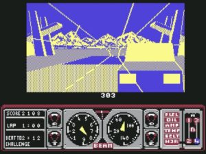 Hard Drivin 15 300x225 - Crossover - Superspecial: Hard Drivin' (C64/PC, 1989)