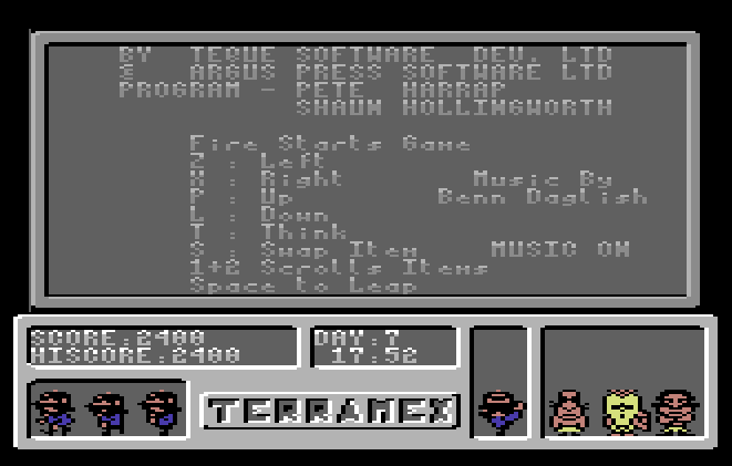terratitle - Terramex (C64, 1987)