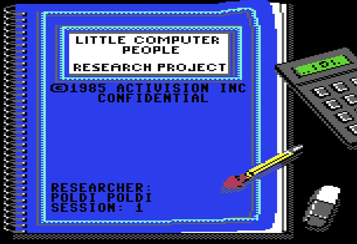 #161 - Little Computer People - Petting im Puppenhaus 1 Little Computer People
